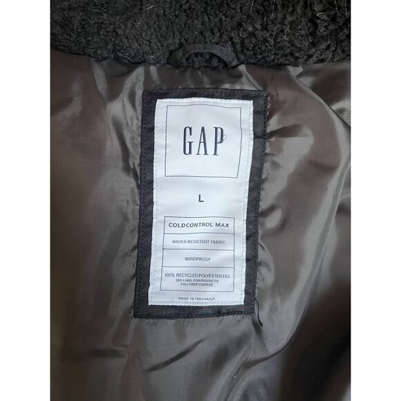 GAP Cold Control Max Furry Hooded Winter Parka Jacket - Picture 5 of 12